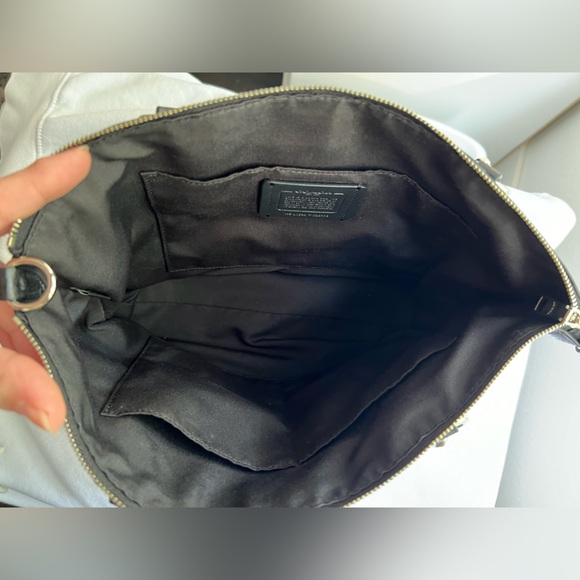 Coach Kelsey Black Leather Crossbody Purse - Picture 9 of 11